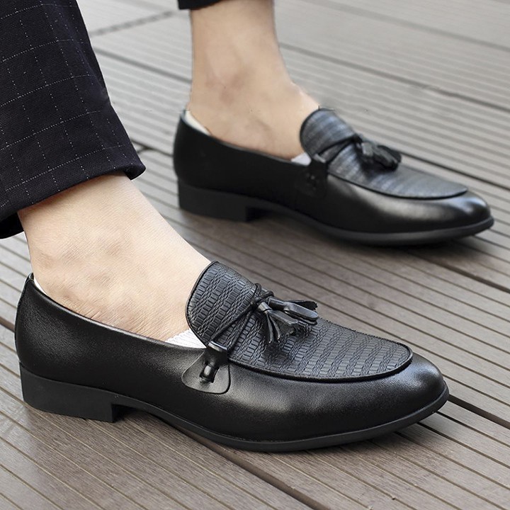 Giay Lười Nam...[Da Bò Thật-Bảo Hành Da 12 Tháng]