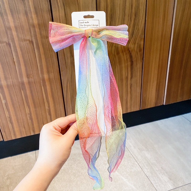 Kẹp Tóc Dạng Bện Phối Tua Rua Nhiều Màu Phong Cách Hàn Quốc Cho Nữ