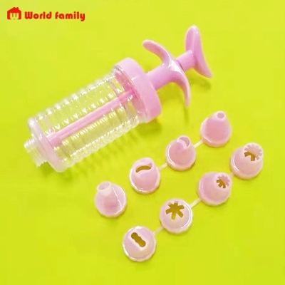 [Voucher &amp; Dịch vụ]  Bộ ống đui bắt bánh quy, kem (1 ống bơm và 8 đui nhựa)