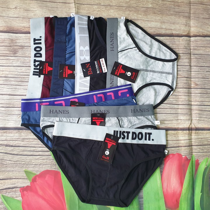 Combo 10 quần lót nam nhiều lưng ngẫu nhiên- Co dãn thấm hút tốt