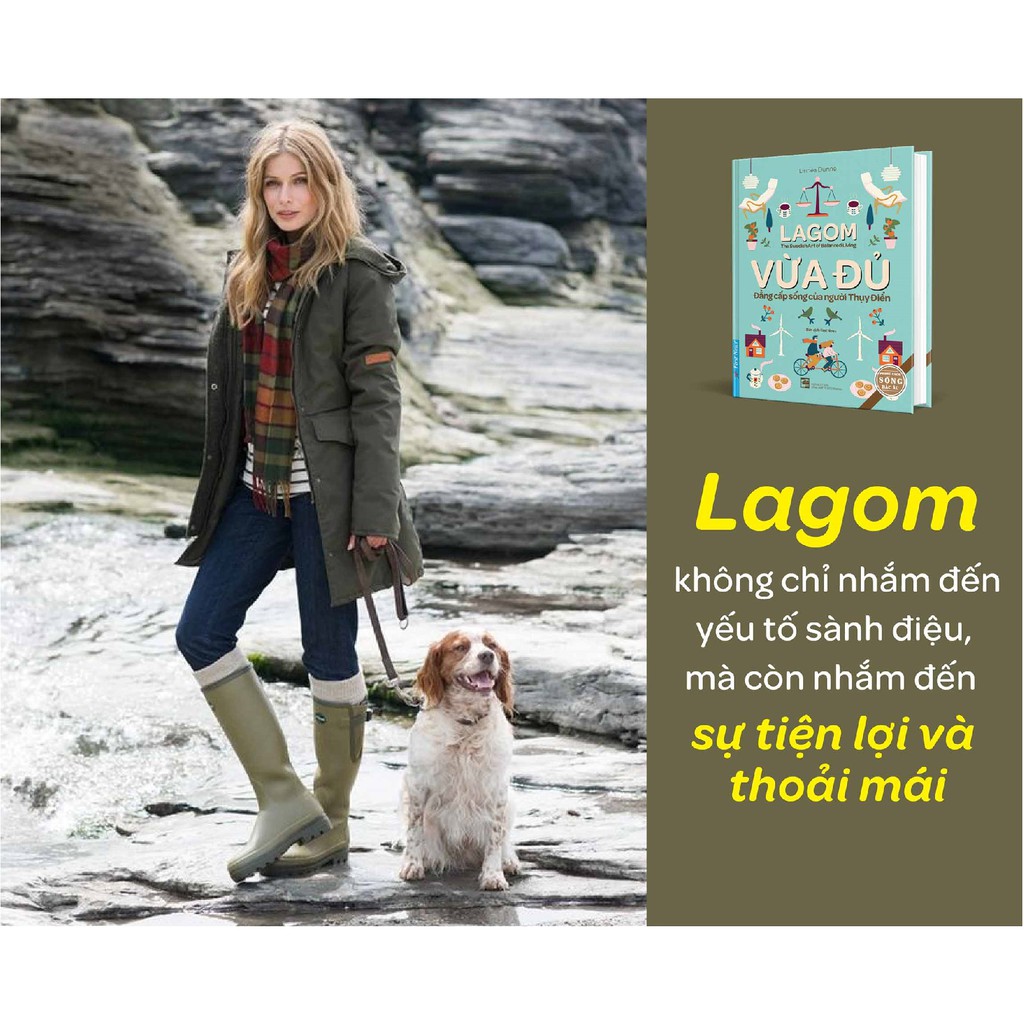 Sách - Lagom Vừa Đủ Đẳng Cấp Sống Của Người Thụy Điển Tặng Kèm Bookmark