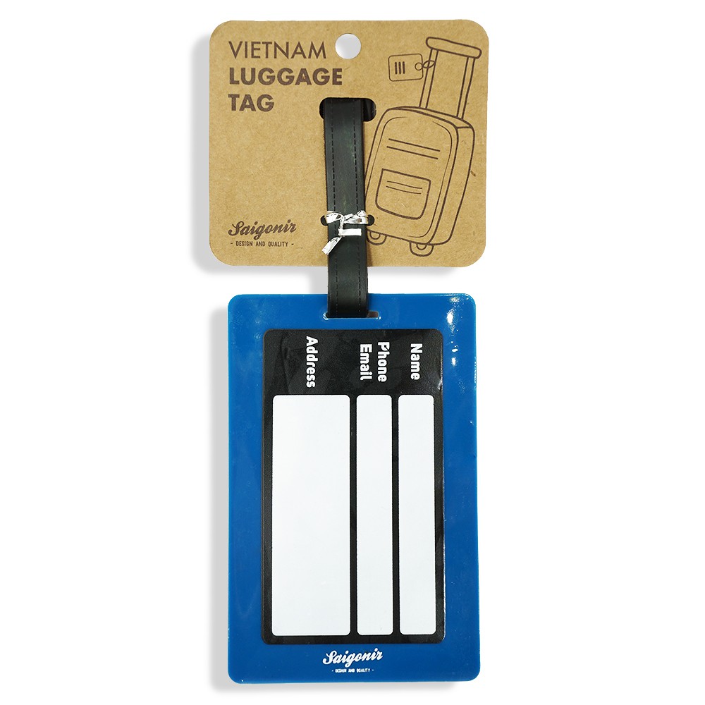 Thẻ tag hành lý vali túi xách balo - Luggage Tag - Quà tặng lưu niệm Việt Nam - Food xanh