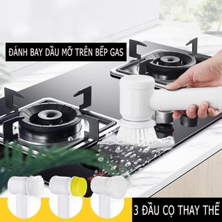 Máy Cọ Rửa Điện Đa Năng Sạc USB, Bàn Chải Vệ Sinh Bếp, Bồn Rửa Mặt, Đánh Giày, Đánh Bóng Magic Brush MKS056