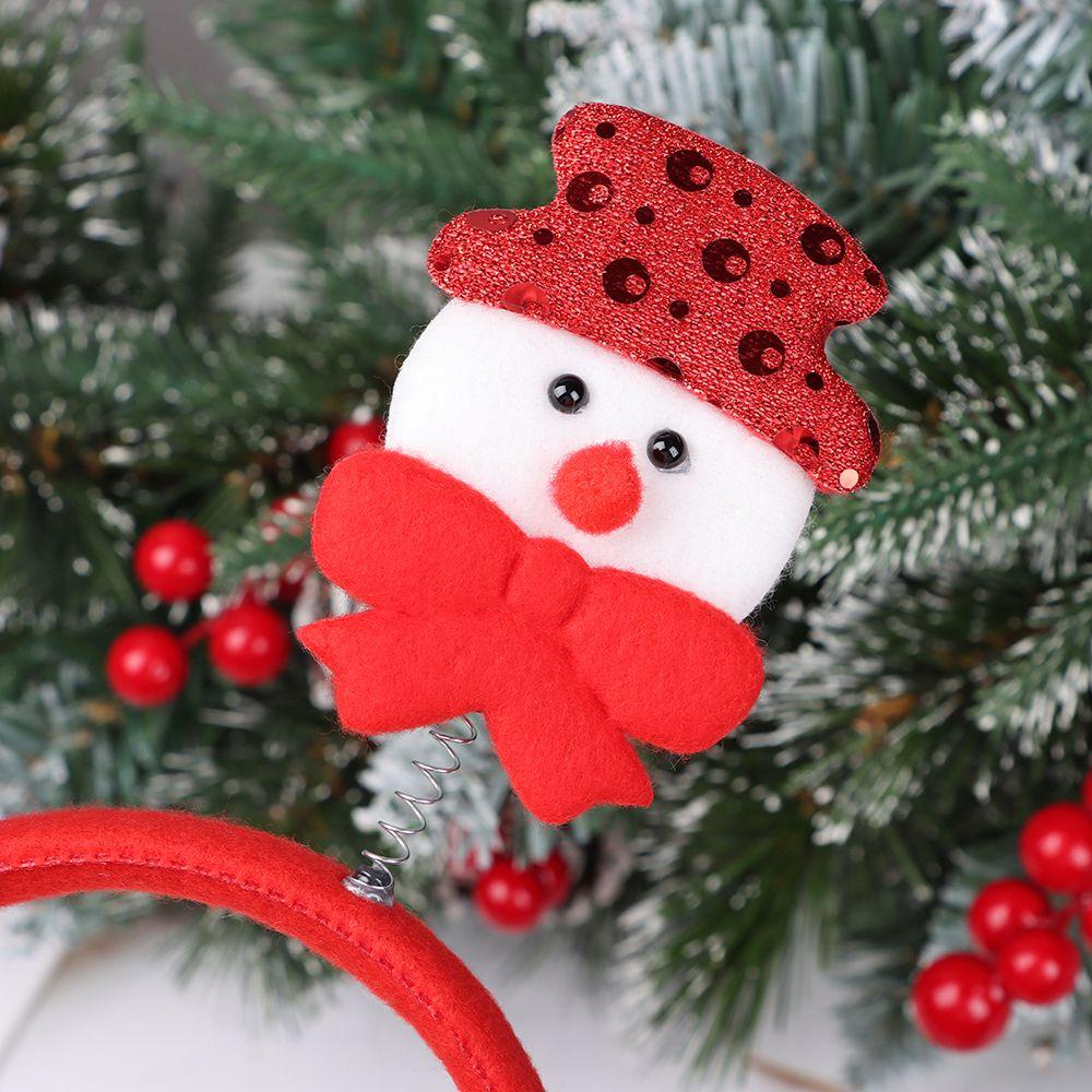 1 Băng Đô Cài Tóc Hình Tuần Lộc / Ông Già Noel Trang Trí Tiệc Giáng Sinh