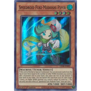 Thẻ bài Yugioh - TCG - Speedroid Fuki-Modoshi Piper / LED8-EN002'