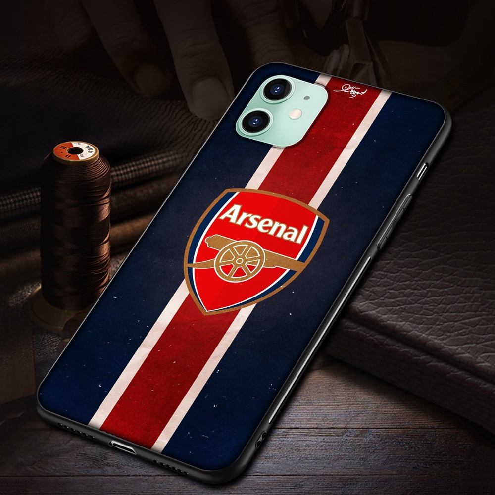 Ốp Điện Thoại Silicon Mềm Hình Câu Lạc Bộ Arsenal Cho iPhone 12 11 Pro X XS Max Mini Xk10