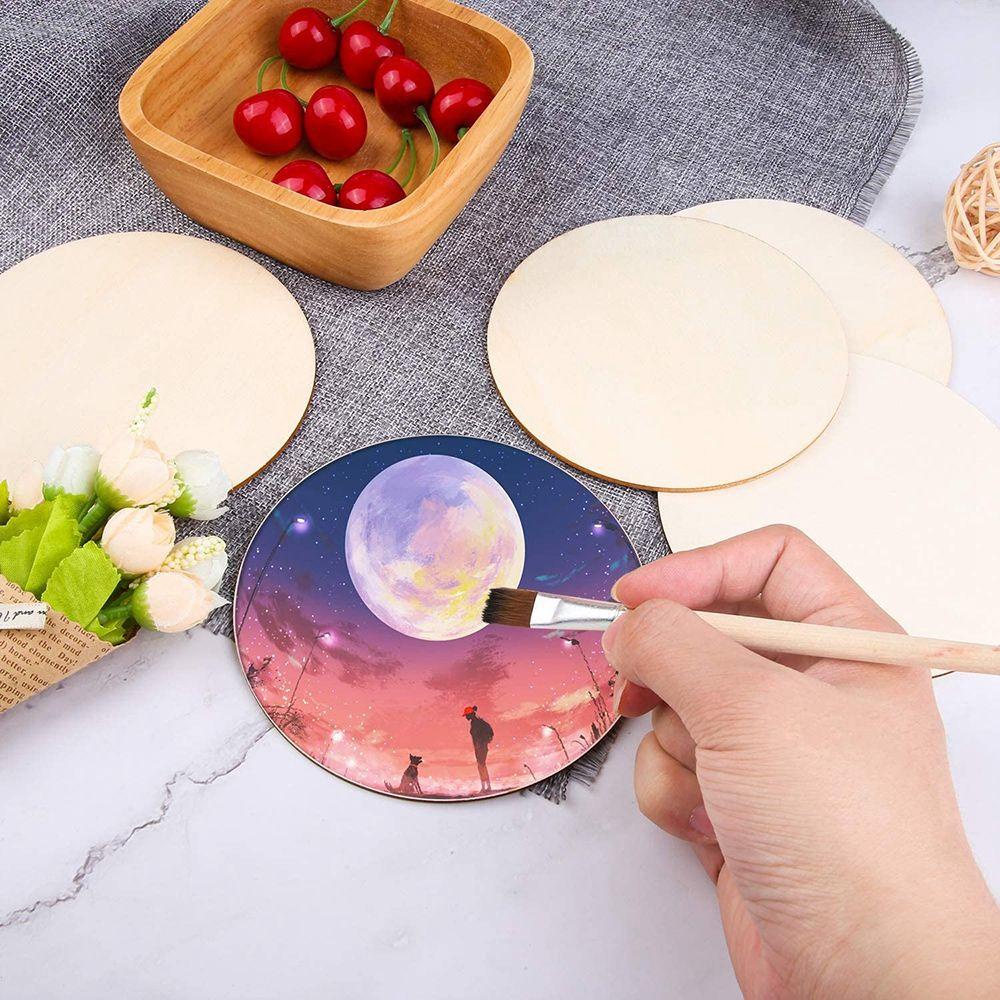 Lát Gỗ Chưa Hoàn Thiện 1cm - 10cm Trang Trí Sinh Nhật / Đám Cưới DIY