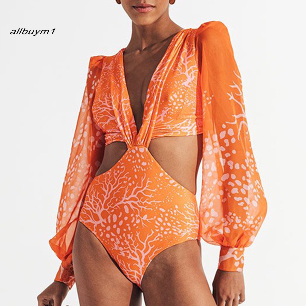Bikini liền mảnh hở lưng phong cách gợi cảm cho nữ