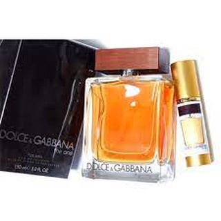 Nước hoa chiết dg the one for men nốt hương bạch đậu khấu 10ml sheshop s025