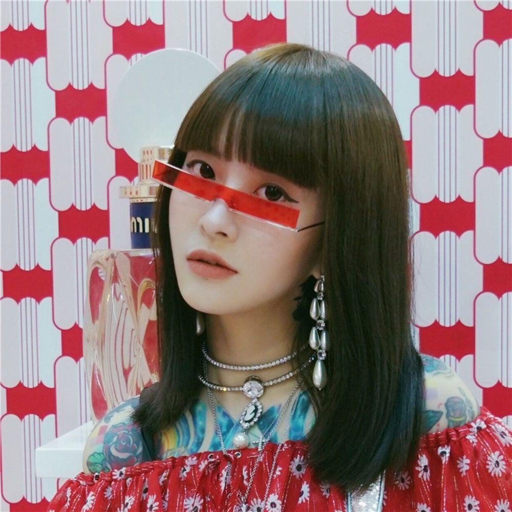 Kính Mát Hình Chữ Nhật Phong Cách Punk Hàn Quốc Cổ Điển Thời Trang Cho Nam Và Nữ