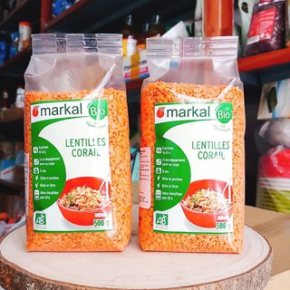 Đậu lăng đỏ hữu cơ markal 500