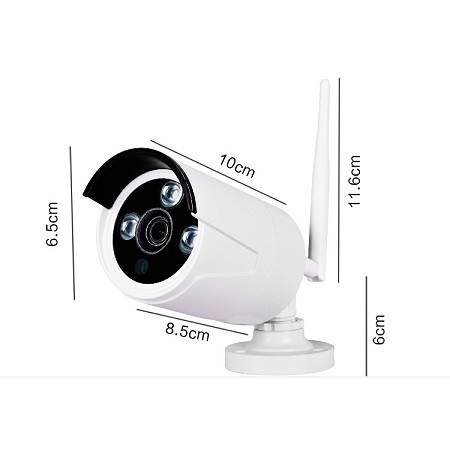 [[KÈM VIDEO TEST]] Bộ camera wifi, Đầu Ghi NVR HD + 4 Camera WIFI 2M full HD 1080