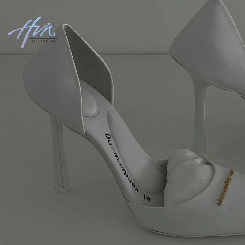 Giày Cao Gót Mũi Nhọn Thiết Kế Mới 2022 Quyến Rũ Thời Trang Dành Cho Nữ
