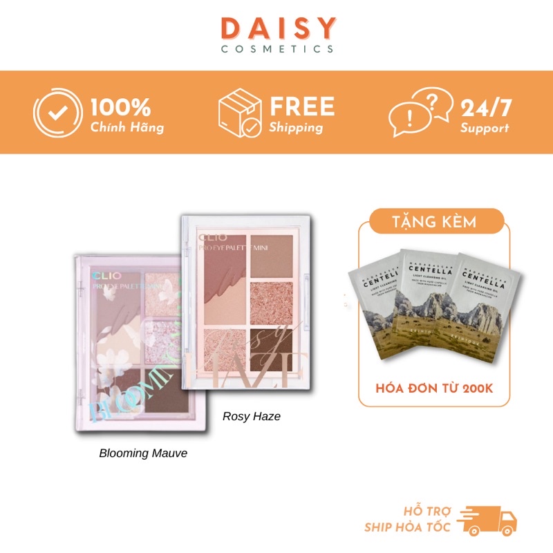 Bảng mắt Clio Pro Eye Palette Mini - 5 ô Mini siêu #Cool | Daisy Cosmetics