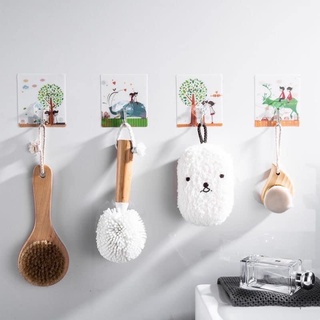 Set 10 móc dán tường 3d