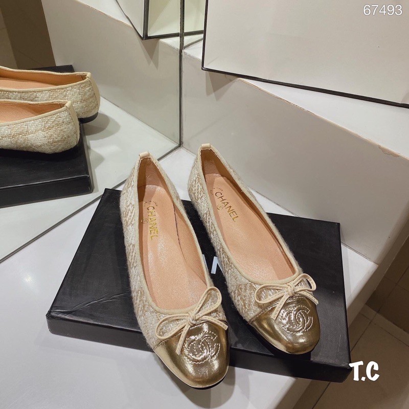 Bệt búp bê mũi tròn cha.nel