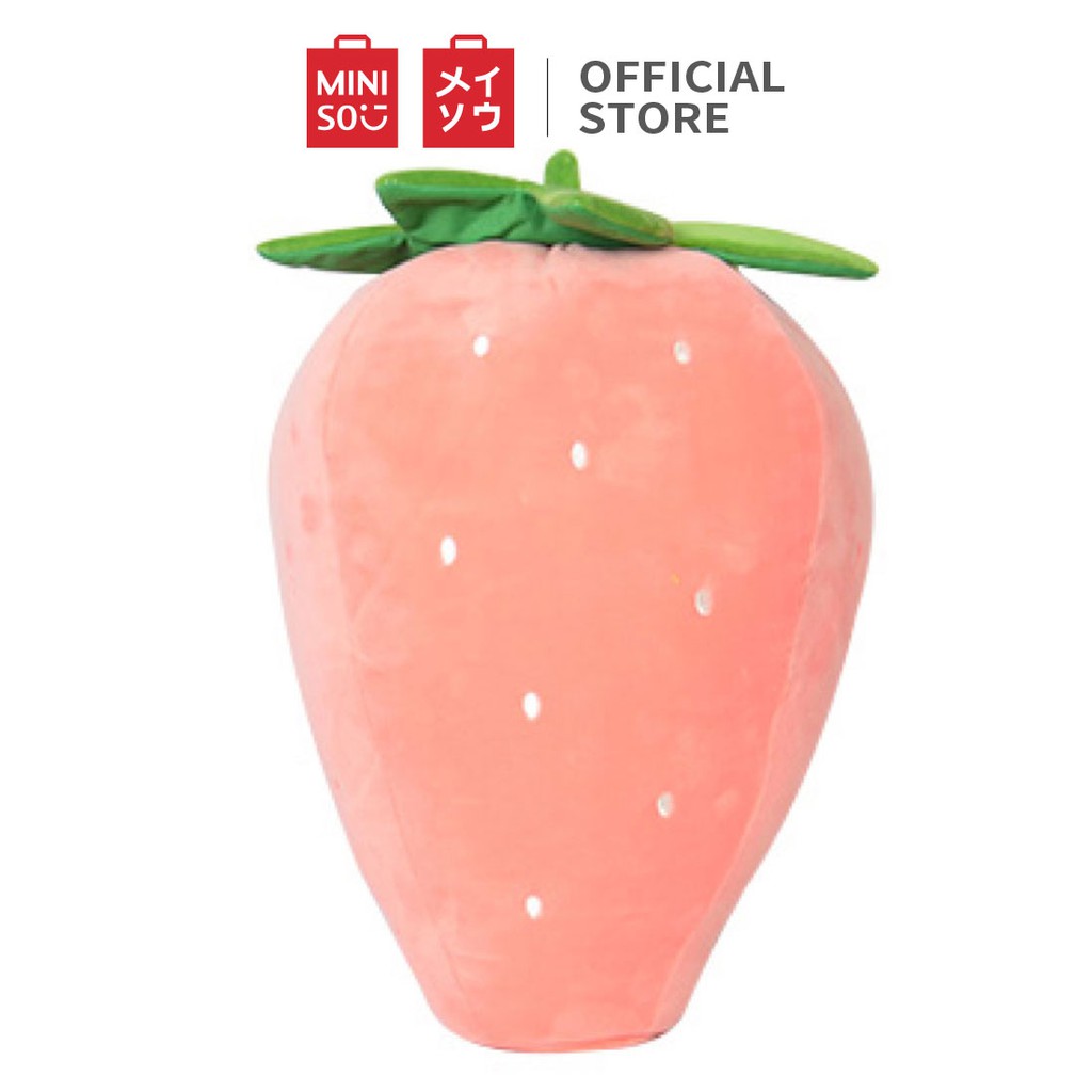 Đồ chơi Gối ôm hình trái dâu Miniso Fruits series (Ngẫu nhiên)- Hàng chính hãng