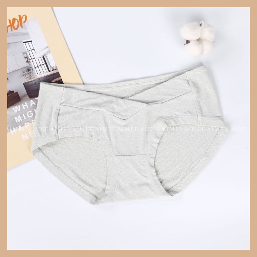 [GIÁ SOCK] Quần lót Bầu cạp chéo, Cotton kháng khuẩn thông hơi, chất mềm và co giãn