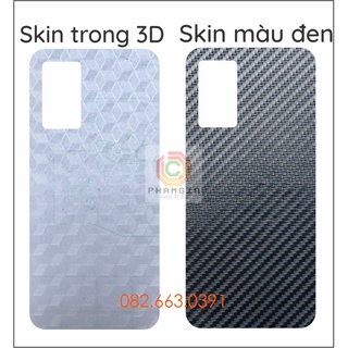 Miếng dán mặt lưng skin carbon Vivo V21 5G