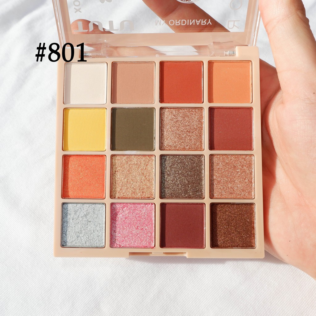 [Mã FMCGCCB08 hoàn 10% xu đơn 199K] Phấn Mắt TUTU KAQI COLOR PALETTE 16 Ô No.TU5268 | BigBuy360 - bigbuy360.vn