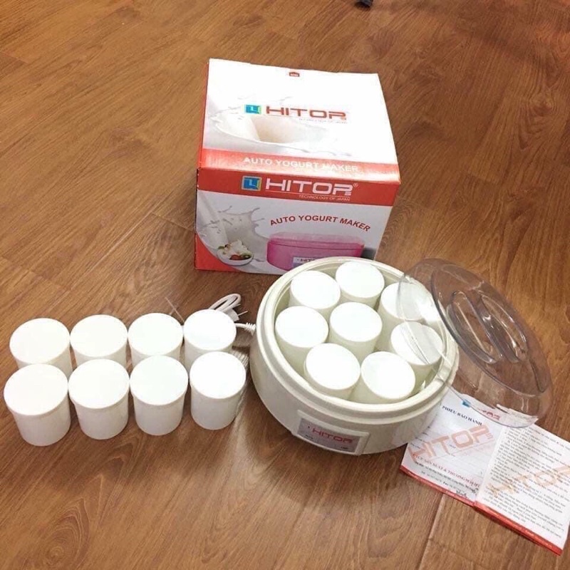 Máy làm sữa chua Hitor loại 8 cốc(tặng kèm 8 cốc ngoài)