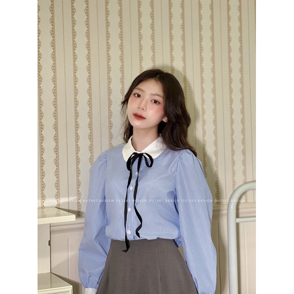 OUTSET - Sơ mi Judan kẻ xanh