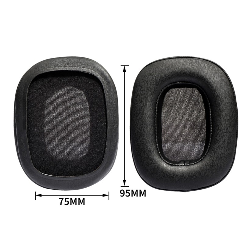 Utake 1Pair Leather Ear Pads Cushion Cover Foam Earpads Replacement for H800 Headset
