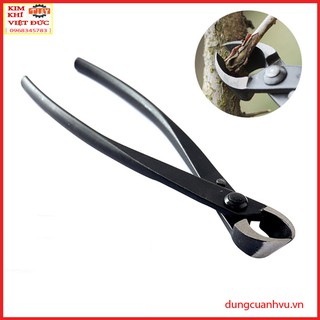 Kìm cạp cắt cành cây thép đen nguyên khối, cạp chéo