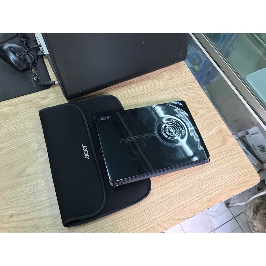 Laptop mini 10inch gọn nhẹ Acer one Ram 2Gb văn phòng , học tập , trình triếu ok -Tặng PK