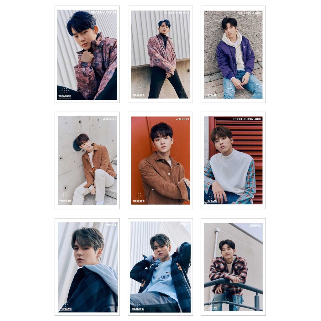 [Ép Lụa] Lomo Card 45 Ảnh TREASURE - EDITORIAL vol.3+4