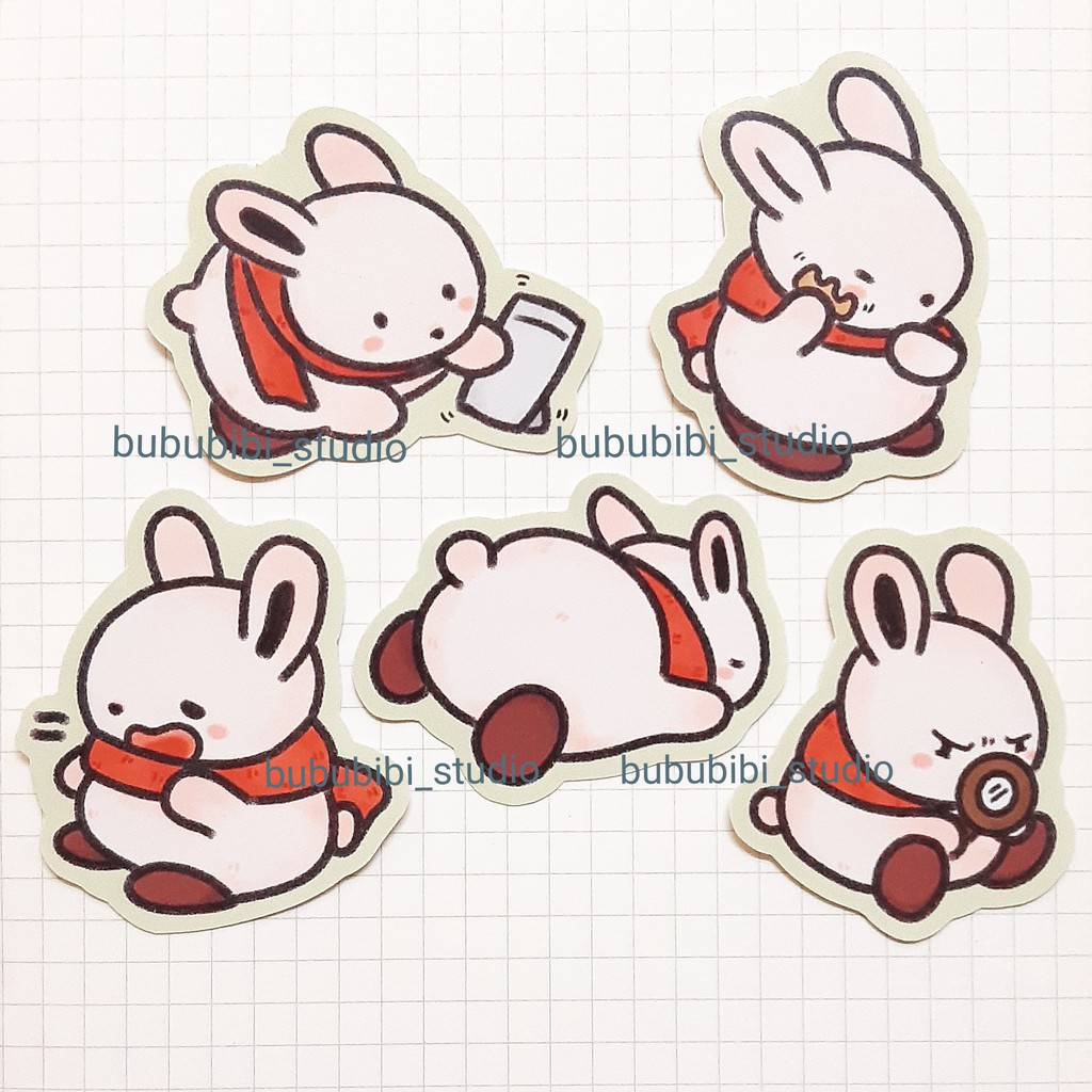 Sticker Tsuki Phiêu Lưu Ký