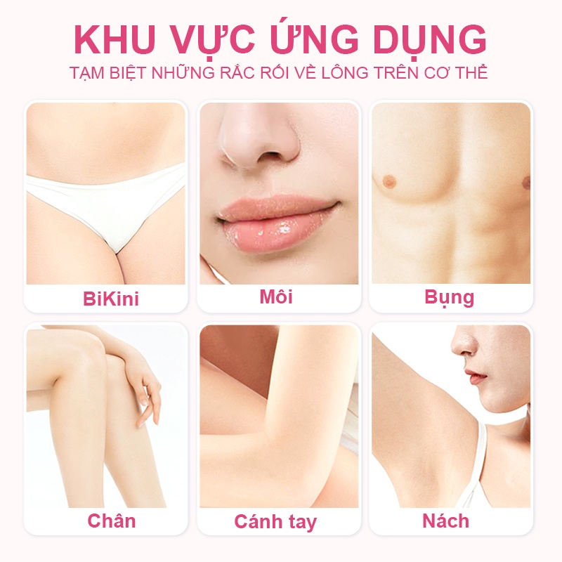 RUOALL Đậu sáp tẩy lông chuyên nghiệp cao cấp tiện dụng 100g