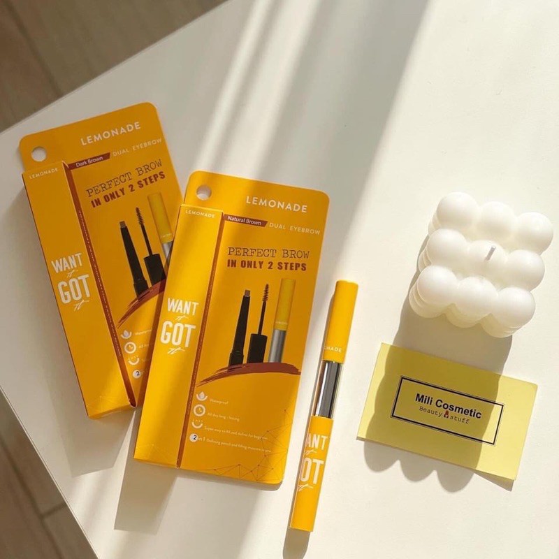 Chì kẻ mày 2 in 1 Lemonade Want it Got it dual eyebrown