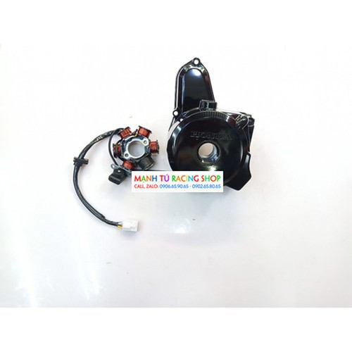 lốc đề xe wave đen có lửa 6 cục 2 món