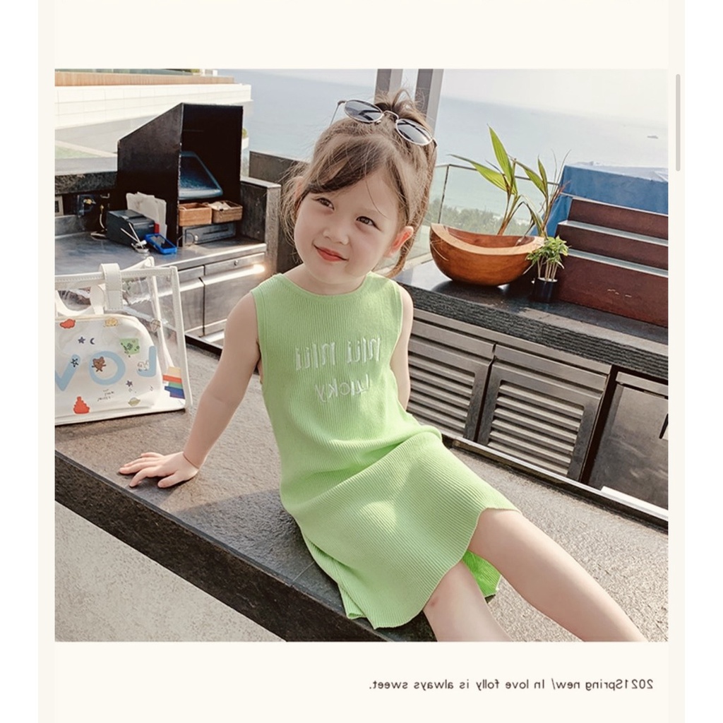 SALE VÁY 3 LỖ TĂM LẠNH BÉ GÁI MỀM MỊN MÁT(VTL)