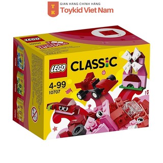 Bộ lắp ráp Lego Classic 10707 - Sáng tạo với màu đỏ