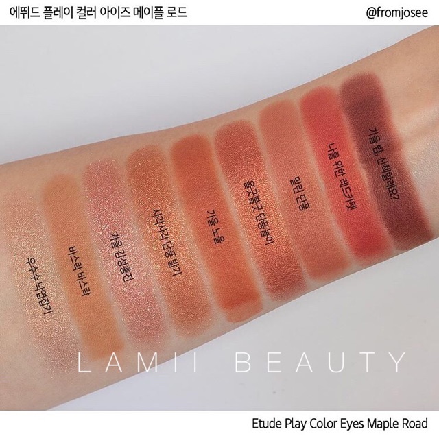 [Mã 55FMCGSALE1 giảm 10% đơn 250K] Phấn mắt Etude House Maple Road Play Color Eyes