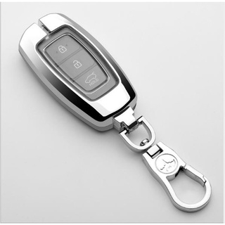 Móc Ốp Chìa khóa xe Accent 2018 +, Santafe 2019+,  Kona hợp kim nhôm . Có lớp silcon bảo vệ chống nước