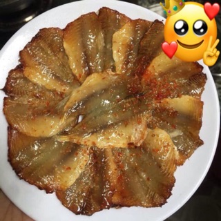 500gram cá chỉ vàng xếp tròn