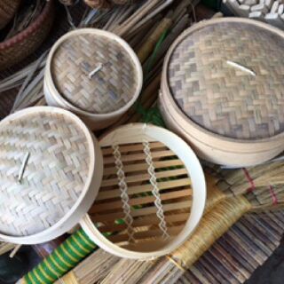 Xửng hấp lồng hấp tre 3 tầng
