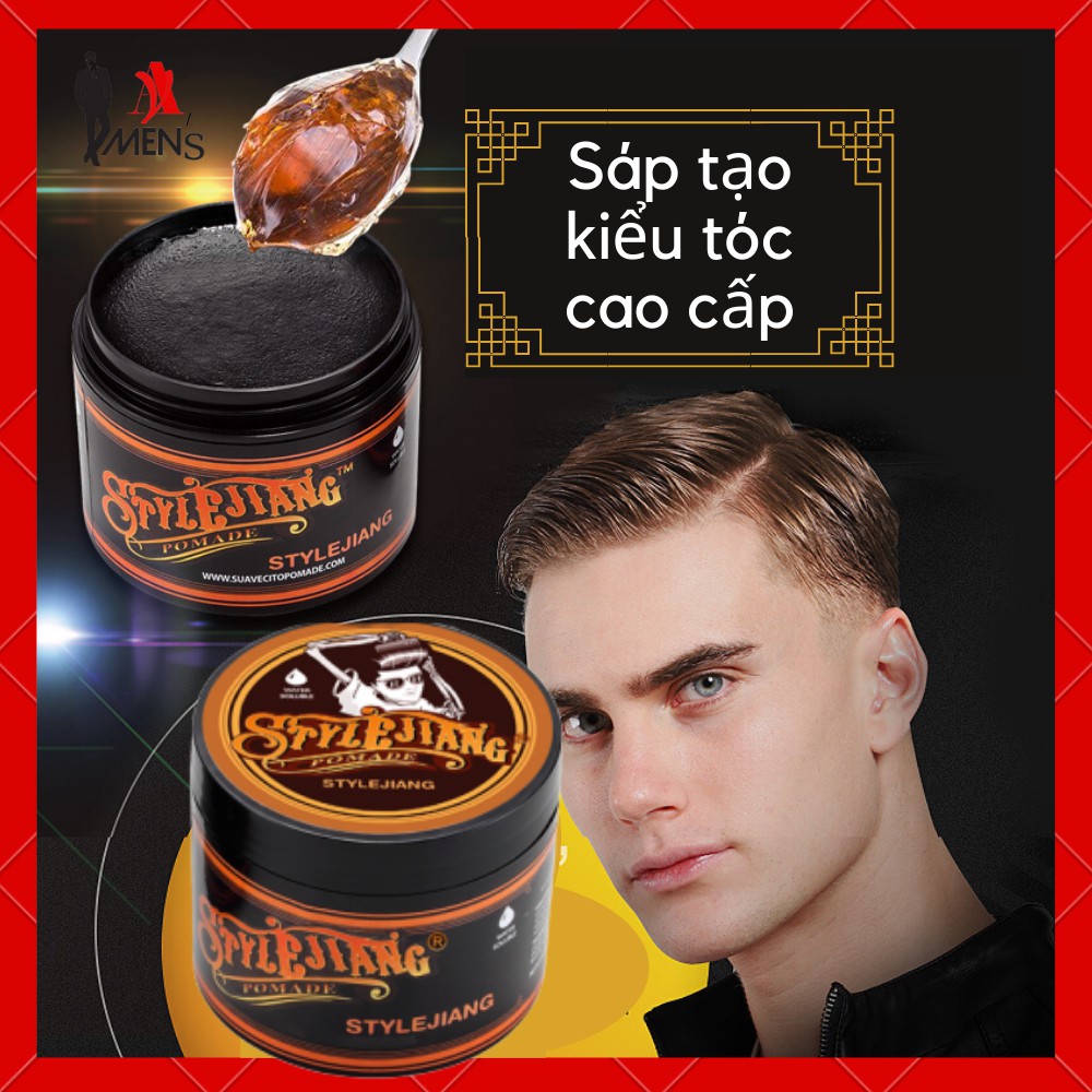 Sáp vuốt tóc nam Stylejiang cao cấp 120g - Hương hoa tự nhiên không gây kích ứng da đầu