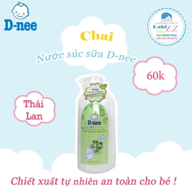 Nước súc bình sữa , rửa đồ chơi cho bé D-nee