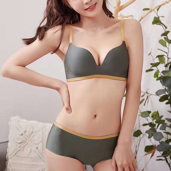 [Có sẵn] Áo Lót Đúc Su Viền Kẻ Đệm Dày, Không Gọng AL36 | BigBuy360 - bigbuy360.vn