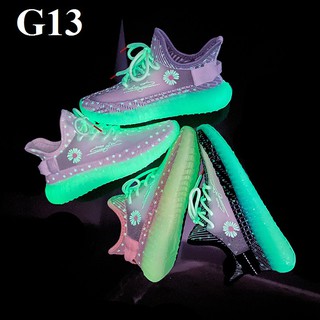 (Sẵn đen)Giày Sneaker Hoa Cúc Dạ Quang Tự Phát Sáng ( có ảnh thật)