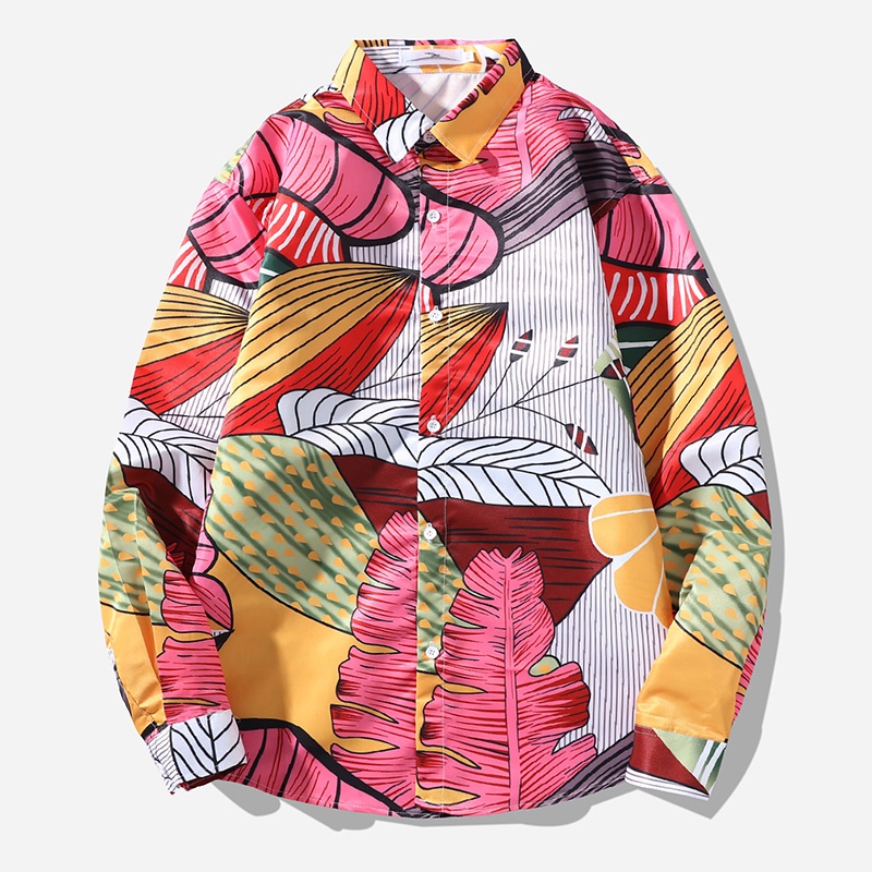 Áo sơ mi tay dài phong cách Hàn Quốc thời trang cho cặp đôi 10 mẫu tùy chọn 【M-3XL】