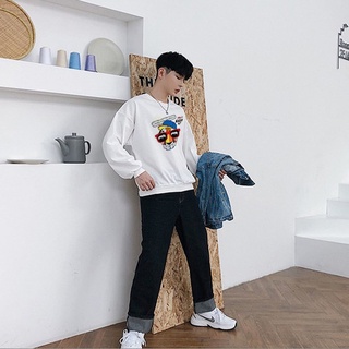 Áo Thun Nam Sweater Tay Dài Bo Vây Cá In Hình Hổ Mắt Kính Rẻ Bền Đẹp DLX