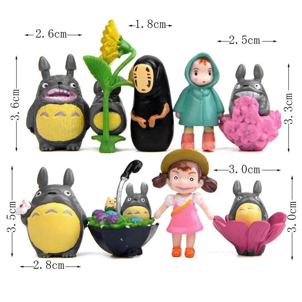 Set 9 Mô Hình Totoro 3-5cm Trang Trí Xe Hơi