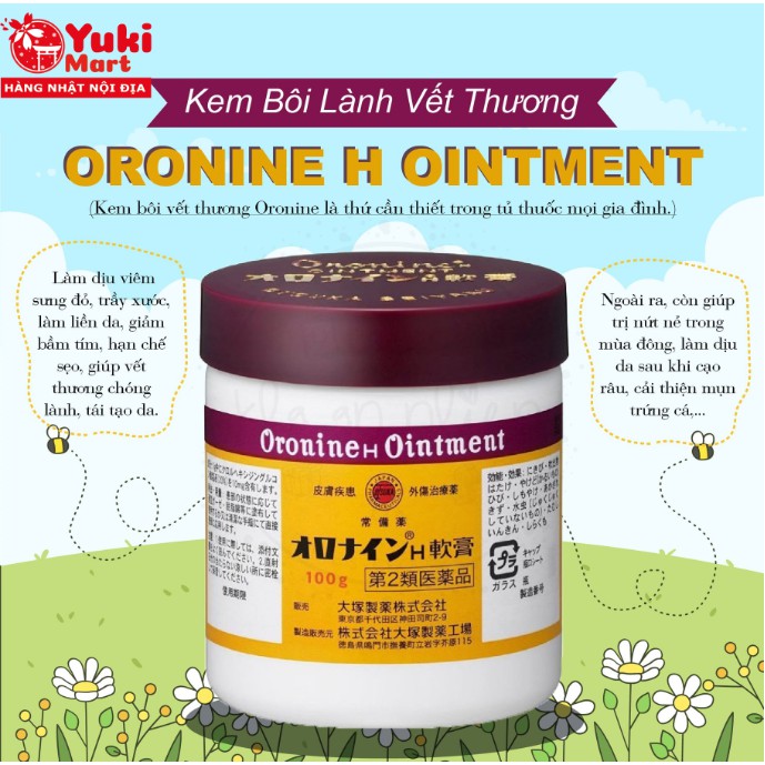 Kem Bôi Lành Vết Thương Oronine H Ointment Nhật Bản