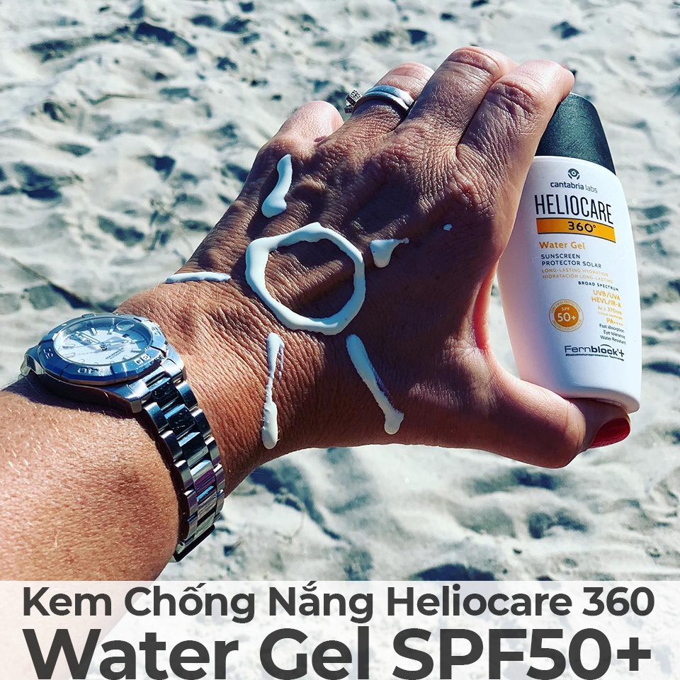 Kem Chống Nắng Heliocare 360 ( Mineral Tolerance Fluid SPF 50+ Và Water Gel SPF 50+)