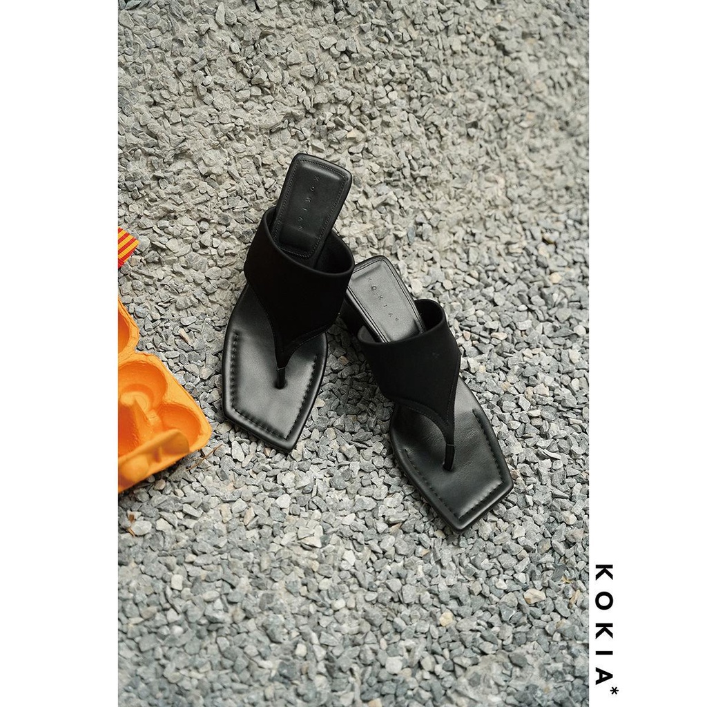 Dép Sandal Nữ Đế Xuồng Dệt Kim Màu Đen